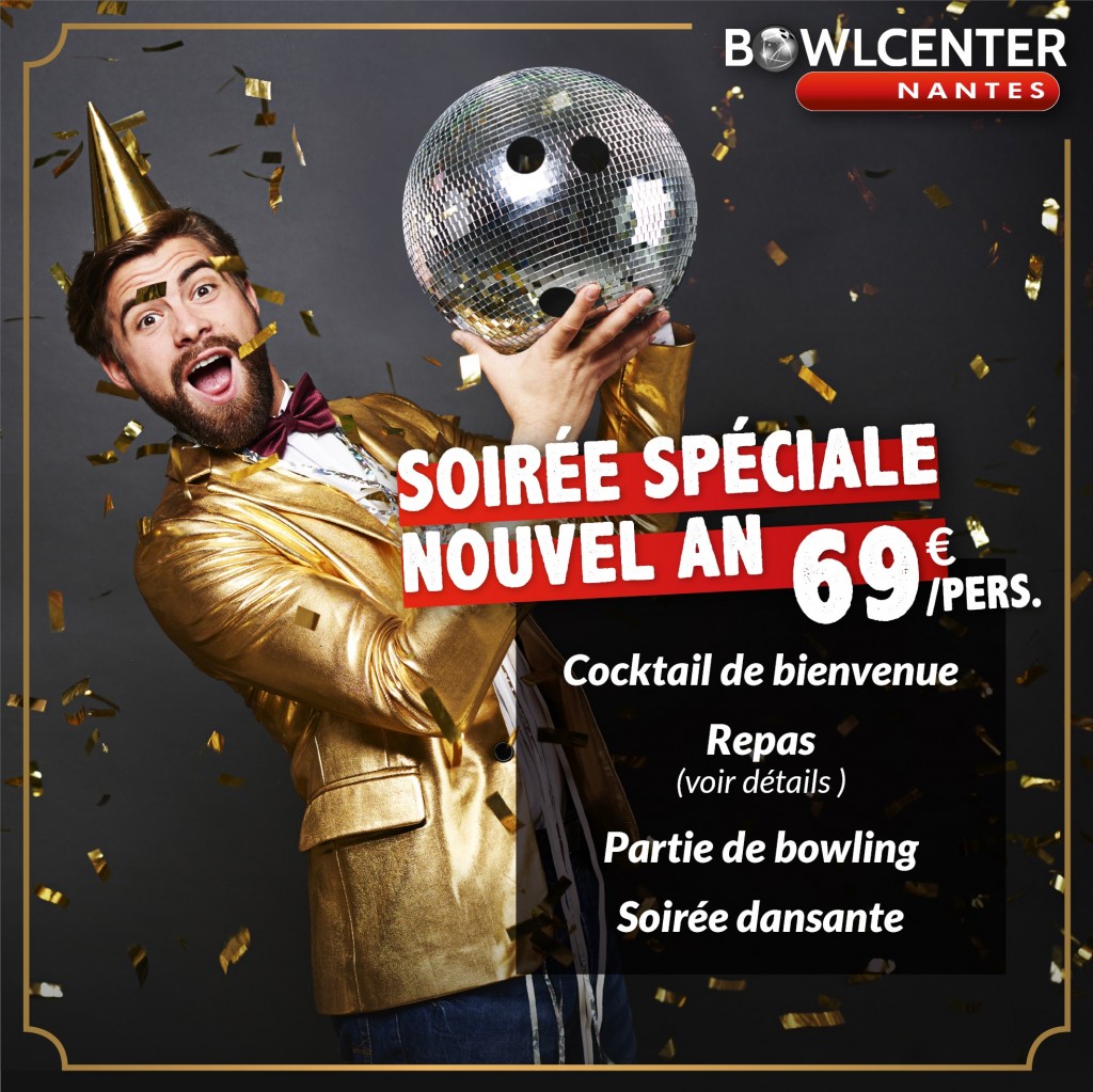 Votre Bowlcenter Nantes organise une soirée spéciale nouvel an 